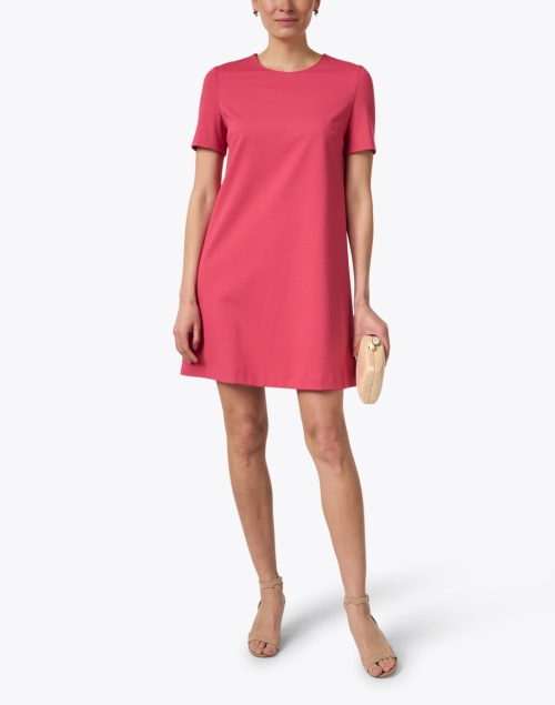 Pink Short Sleeve Dress