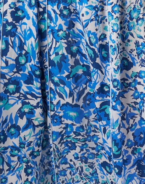 Fabric image - Poupette St Barth - Anabelle Blue Floral Dress