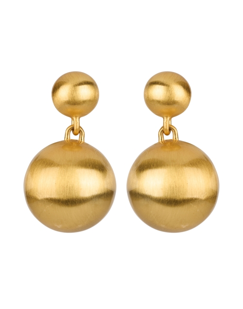 Product image - Dean Davidson - Gold Dome Mini Drop Earrings