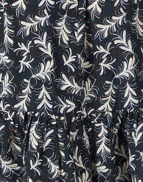 Fabric image - Soler - Pauline Navy Print Silk Dress