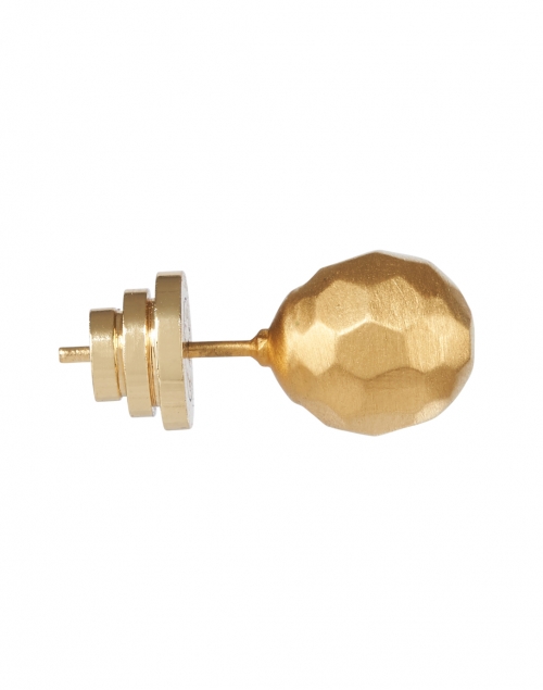 Front image - Dean Davidson - Gold Textured Stud Earrings