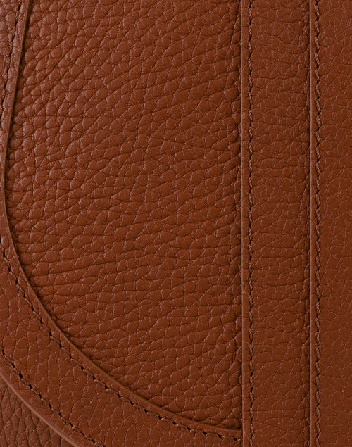 Fabric image - DeMellier - Mini Venice Cognac Pebbled Leather Cross-Body Bag