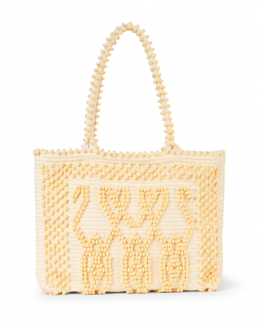 Product image - Casa Isota - Ava Yellow Geo Woven Cotton Shoulder Bag