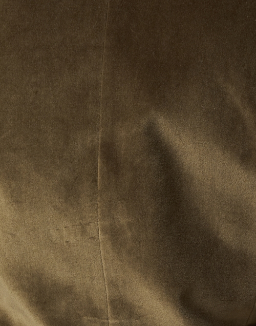 Fabric image - Ines de la Fressange - Ezio Dark Green Velvet Jacket