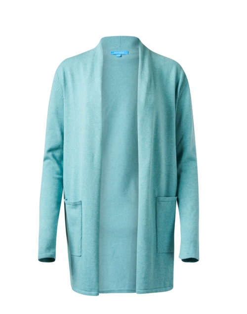 Product image - Burgess - Teal Blue Cotton Cashmere Travel Coat