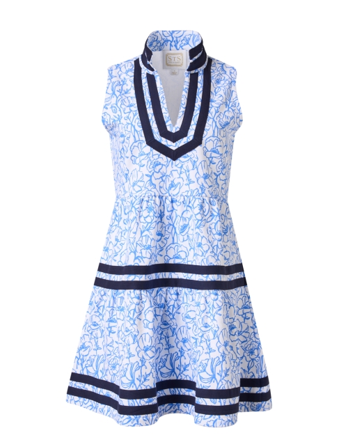 Product image - Sail to Sable - Blue Floral Cotton Tunic Dress