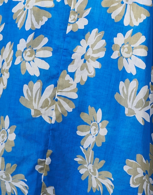 Fabric image - Rosso35 - Blue Floral Print Dress