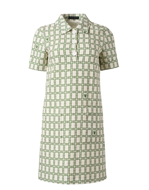 Product image - Tara Jarmon - Romarin Green Geometric Print Dress