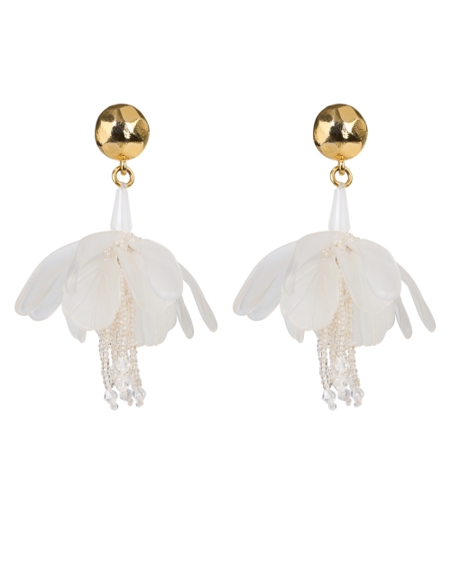 Product image - Oscar de la Renta - White Bell Flower Earrings