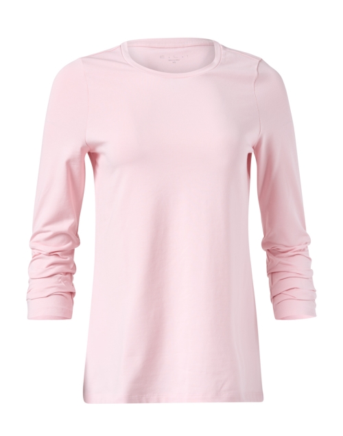 Product image - E.L.I. - Pale Pink Pima Cotton Ruched Sleeve Tee