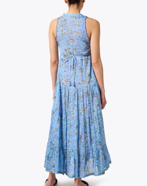 Back image - Poupette St Barth - Nana Blue Multi Print Dress