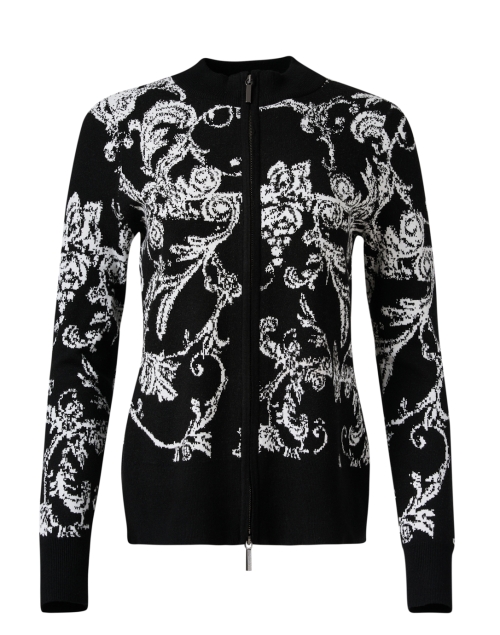 Product image - J'Envie - Black and Ivory Paisley Print Jacket