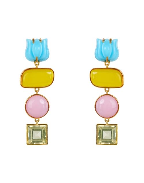 Product image - Lizzie Fortunato - Tulip Stone Drop Earrings