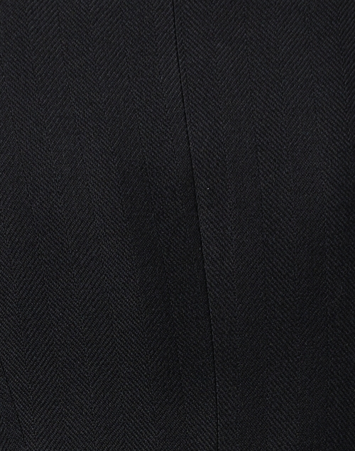 Fabric image - T.ba - Sullavan Black Wool and Velvet Jacket