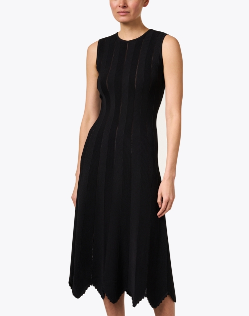 Front image - Shoshanna - Leia Black Knit Dress