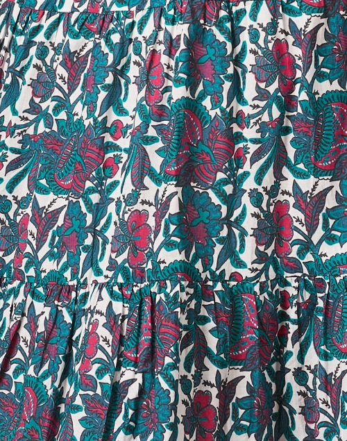 Fabric image - Ro's Garden - Daphne Green Floral Dress