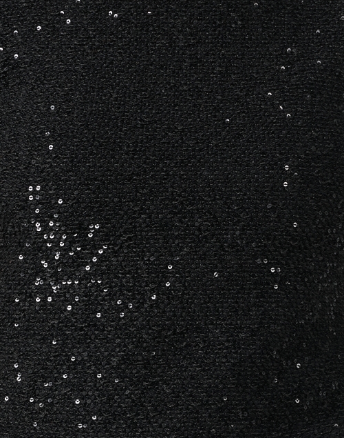 Fabric image - St. John - Black Sequin Wool Silk Top