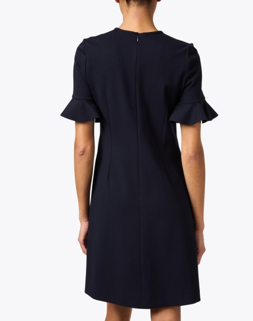 Back image - Jane - Poppy Navy Jersey Dress