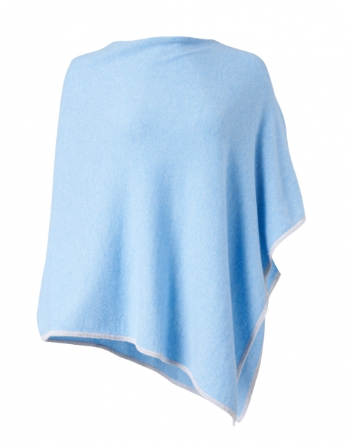 Product image - Kinross - Blue with Grey Cashmere Poncho