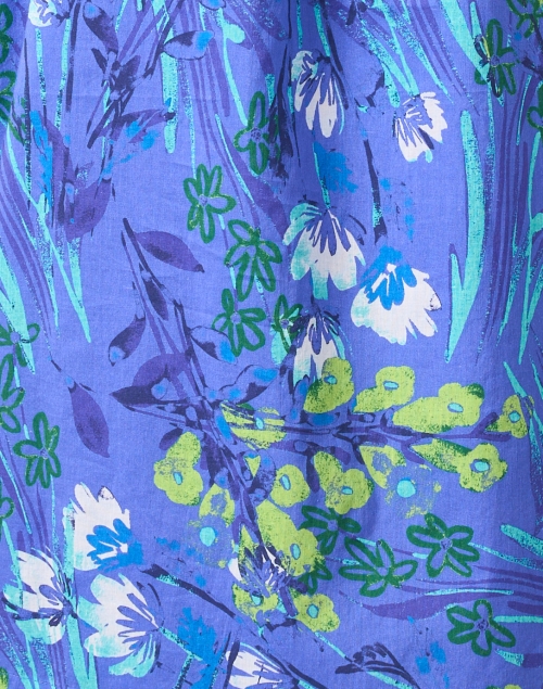 Fabric image - Jude Connally - Helen Blue Floral Print Dress