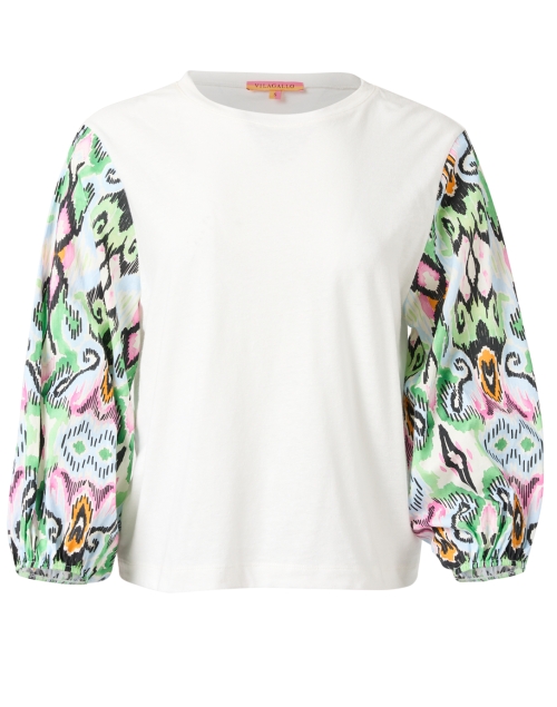 Product image - Vilagallo - Eugen Ivory Print Sleeve Top