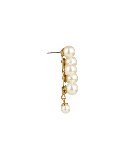 Back image - Jennifer Behr - Marcella Multi Pearl Drop Earrings