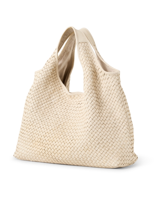 Front image - Laggo - Carmen Ivory Woven Leather Bag