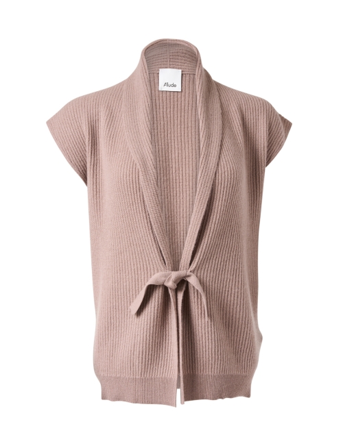 Product image - Allude - Brown Cashmere Tie Front Cardigan