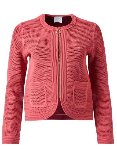 Product image - St. John - Rose Pink Knit Jacket 