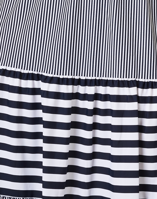 Fabric image - Jude Connally - Pepper Navy and White Stripe Dress