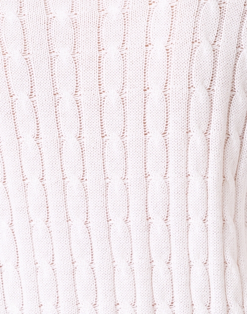 Fabric image - Burgess - Vanessa White Cotton Cashmere Sweater