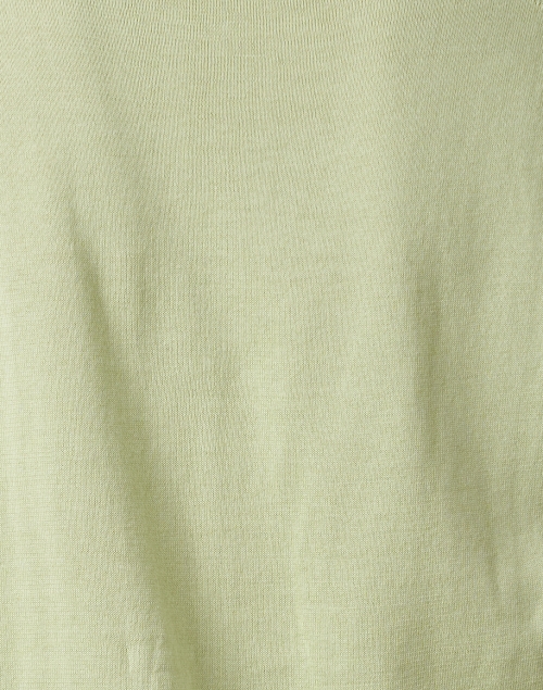 Fabric image - Fabiana Filippi - Green Knit Cotton Top