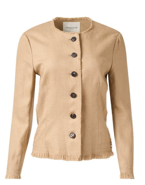 Tan Linen Jacket