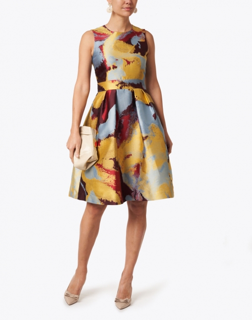 Lafayette 148 New York - Rory Abstract Multi Jacquard Dress