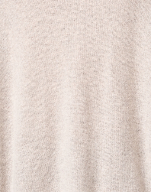 Fabric image - Kinross - Beige Cashmere Split Hem Sweater