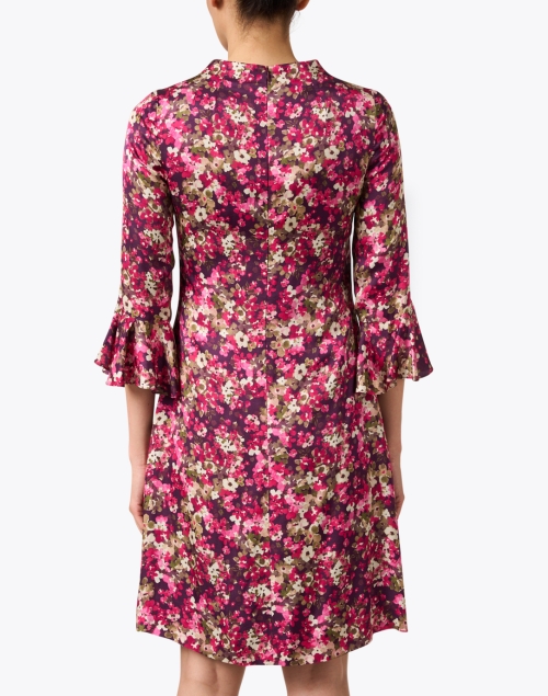 Back image - Jane - Otto Pink Multi Floral Dress