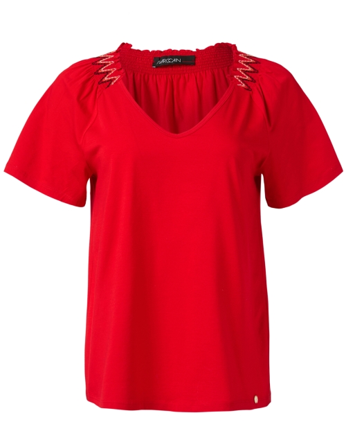 Product image - Marc Cain - Red Cotton Blouse