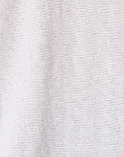 Fabric image - Kinross - Grey Cashmere Quarter Zip Sweater