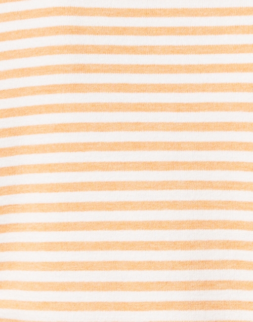 Fabric image - J'Envie - Melon Heather and White Stripe Stretch Top