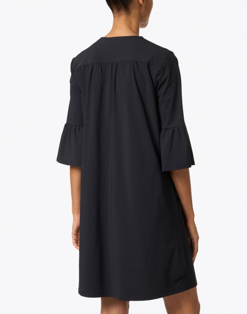 Back image - Jude Connally - Black Ruffled Dress