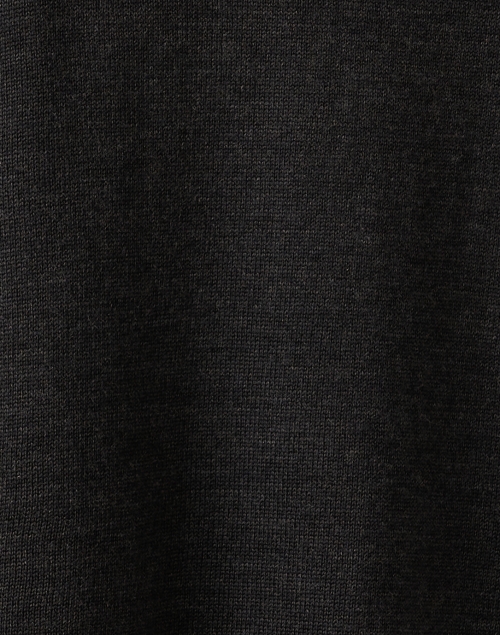Fabric image - Eileen Fisher - Charcoal Grey Wool Turtleneck Sweater