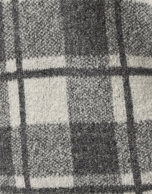 Fabric image - Margaret O'Leary - Black and Grey Reversible Plaid Wool Jacket
