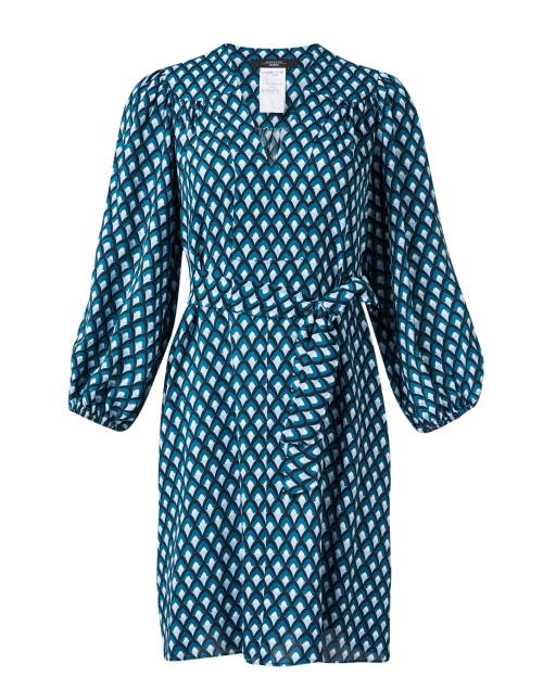 Product image - Weekend Max Mara - Aceti Teal Tile Print Dress