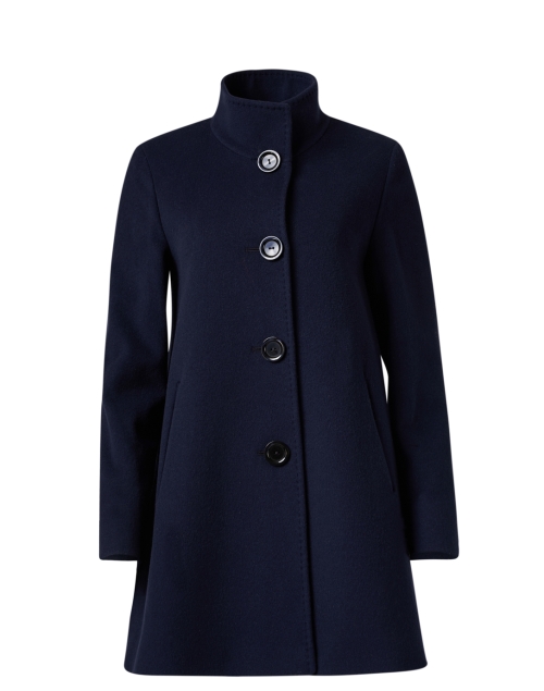 Product image - Cinzia Rocca Icons - Navy Wool Cashmere Coat