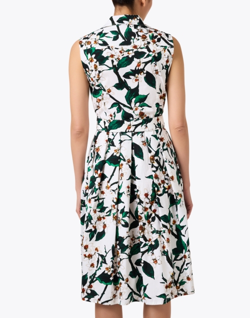 Back image - Samantha Sung - Audrey Magnolia Print Dress