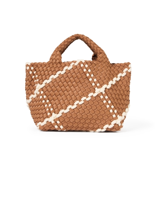 Product image - Naghedi - St. Barths Mini Brown Plaid Woven Handbag