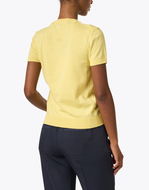 A.P.C. - Alba Yellow Cotton Cashmere Pullover