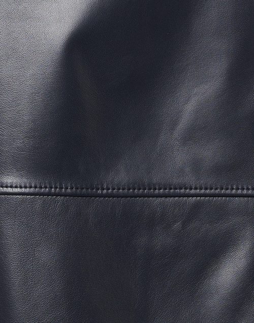 Fabric image - Boss - Setora Navy Leather Skirt