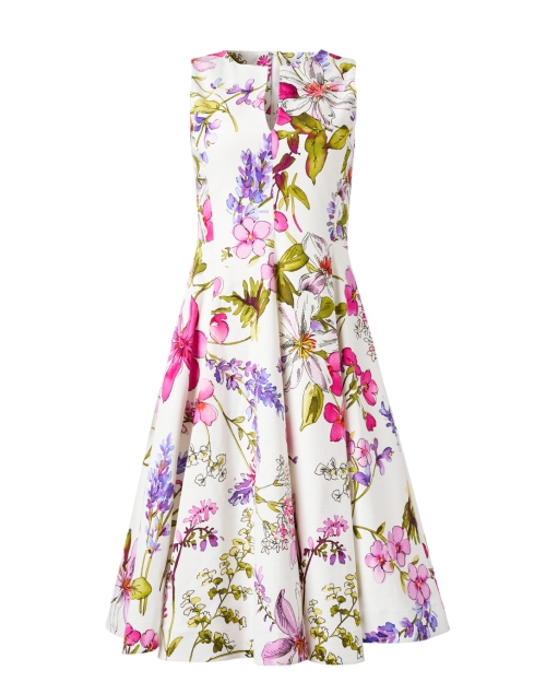 Product image - Sara Roka - Mamie White Floral Print Cotton Dress