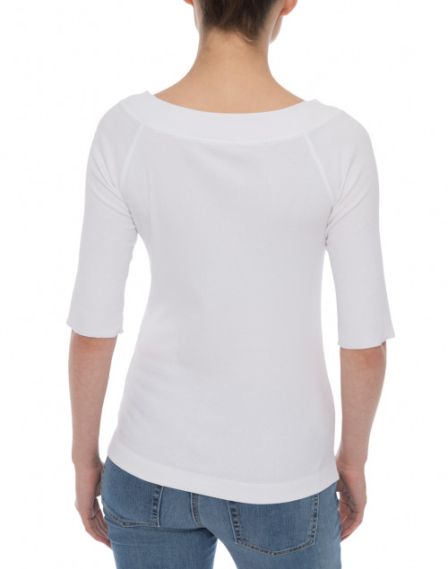 Back image - Marc Cain - White Crossover Top